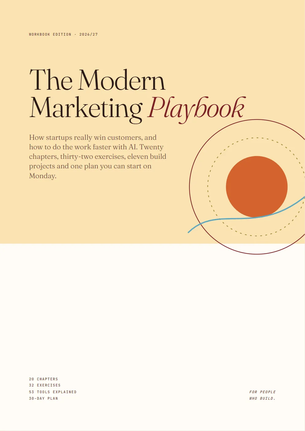 Cover of The Modern Marketing Playbook workbook